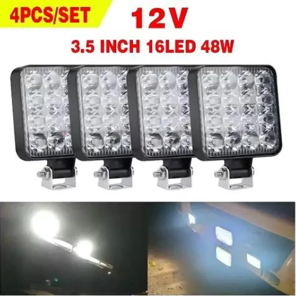 Projecteur de chantier LED multifonction avec 4 unités d'éclairage mobiles - 2