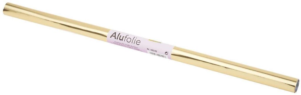 Feuille de bricolage alu or/argent 50x80cm Feuille de Image du produit 