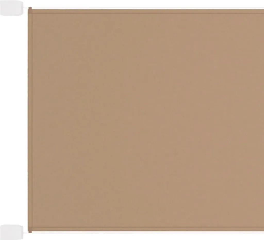 Paravent Extérieur Taupe Tissu Oxford 140x800cm - Store Occultant