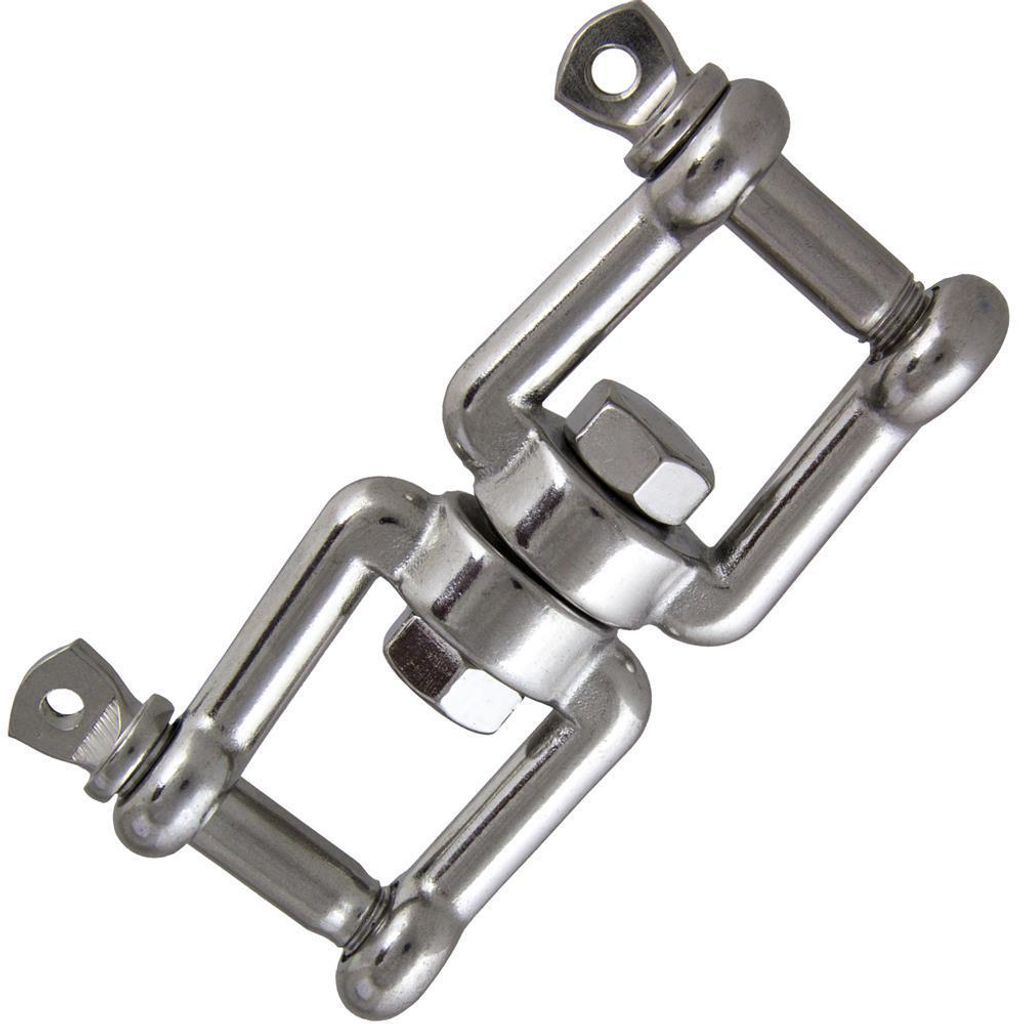 AG-BOX Wirbel D=10 Gabel/Gabel Edelstahl A4, 5 Stück