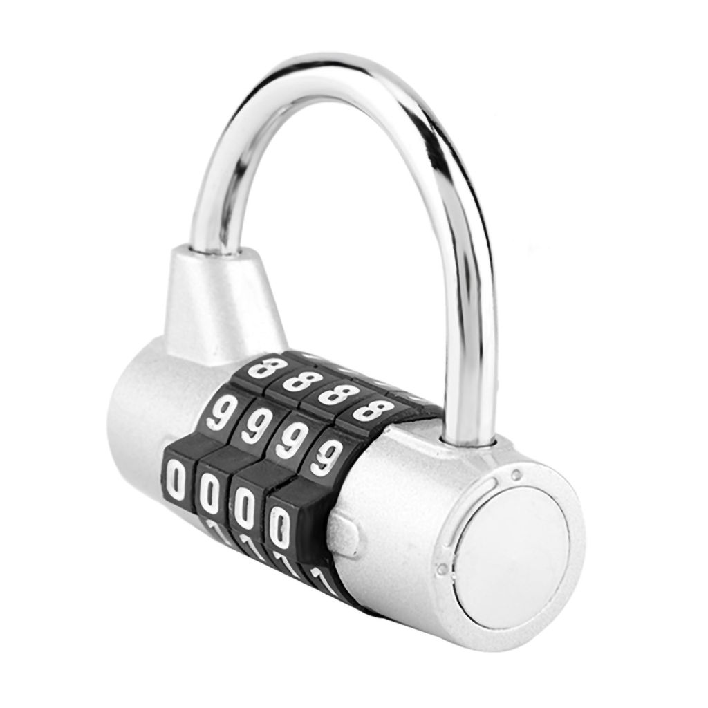 Passwort-Schloss, Tür-Passwort-Schloss, Kombinations-Vorhängeschloss, Code-Schloss, Kofferschloss