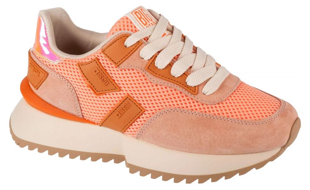Big Star - Damen Sneaker, Leder PP5972 (37 EU) (Orange)
