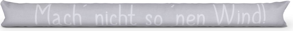 Coupe-courant d'air avec slogan 95cm x Ø12cm Gris (vent) Image du produit 