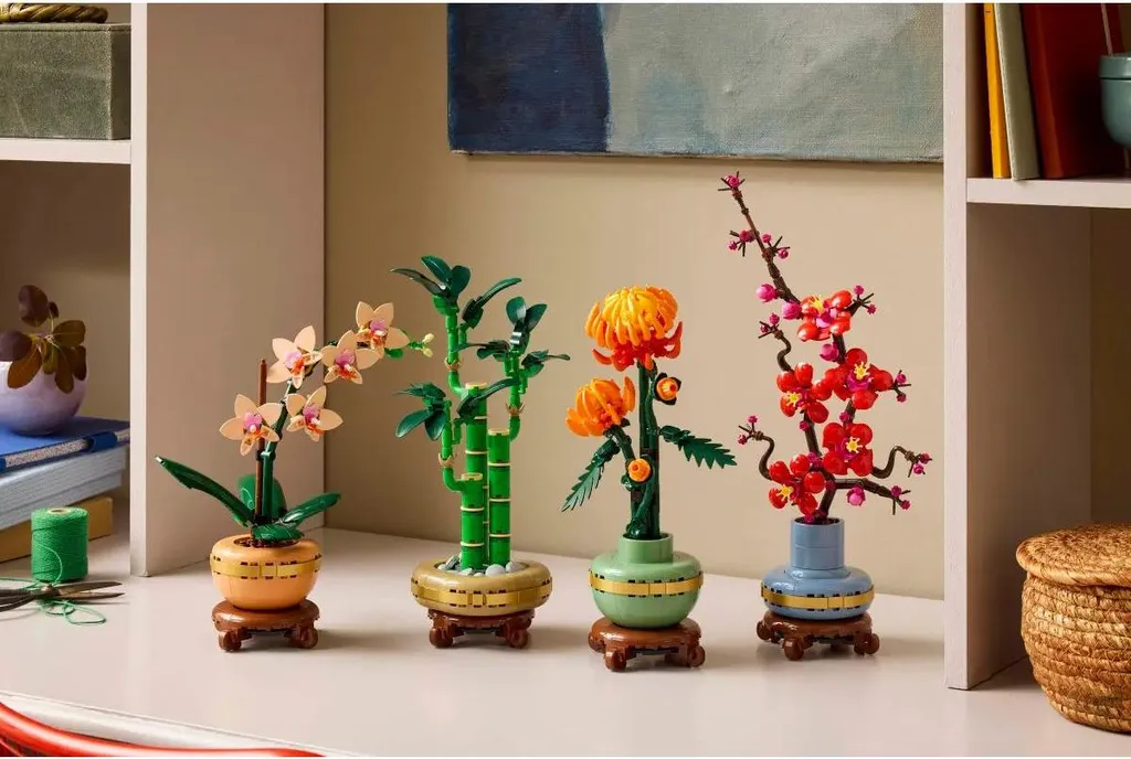 LEGO 10344 Botanicals Bambou de la Chance, Kit de Construction Déco Zen - 3