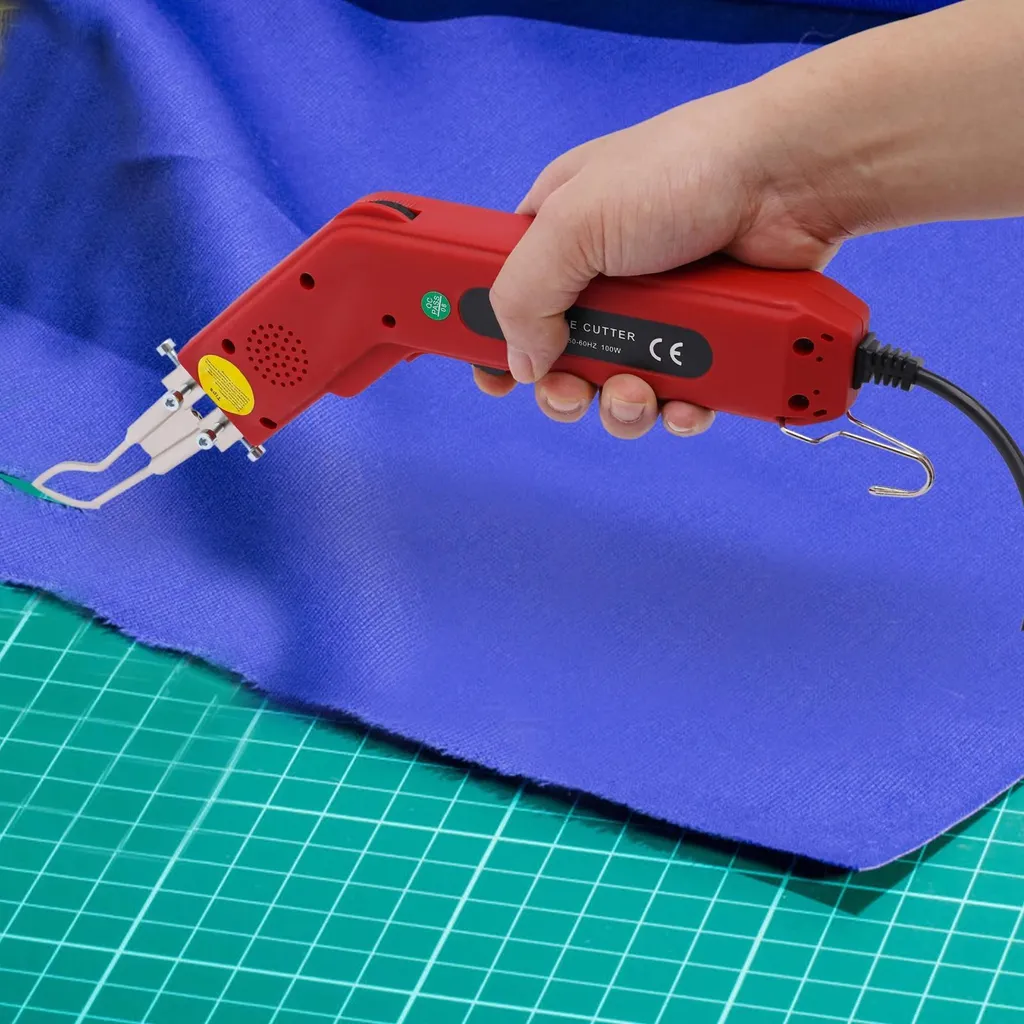 Cutter électrique à lame chauffante 100W 220V rouge pour cordes