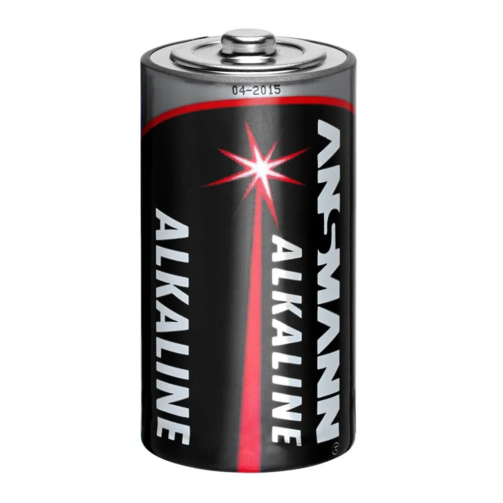 Piles Alcalines Multi-formats AA AA C D 9V Ansmann 1520-0004 Rouges