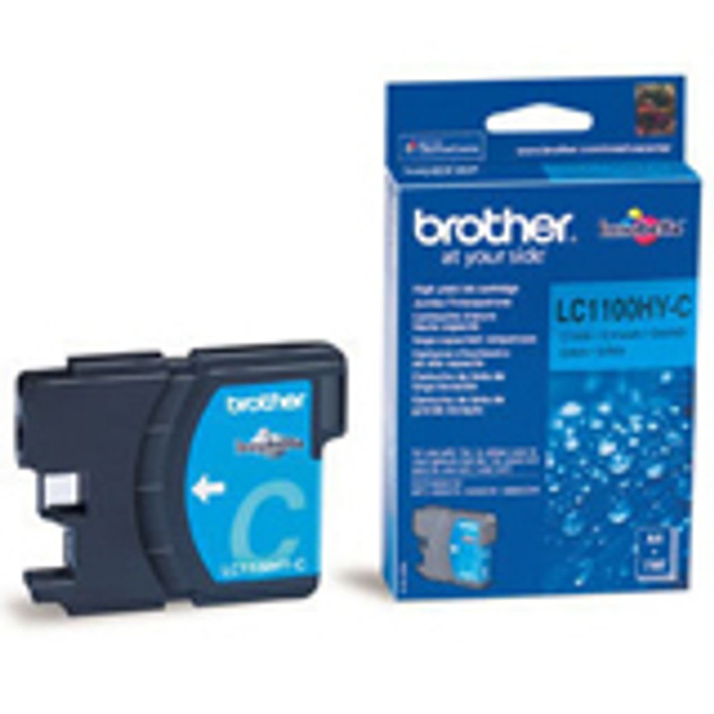 Brother LC1100HYCBP, Cyan, 1 Stück(e), 750 Seiten, Einzelpackung