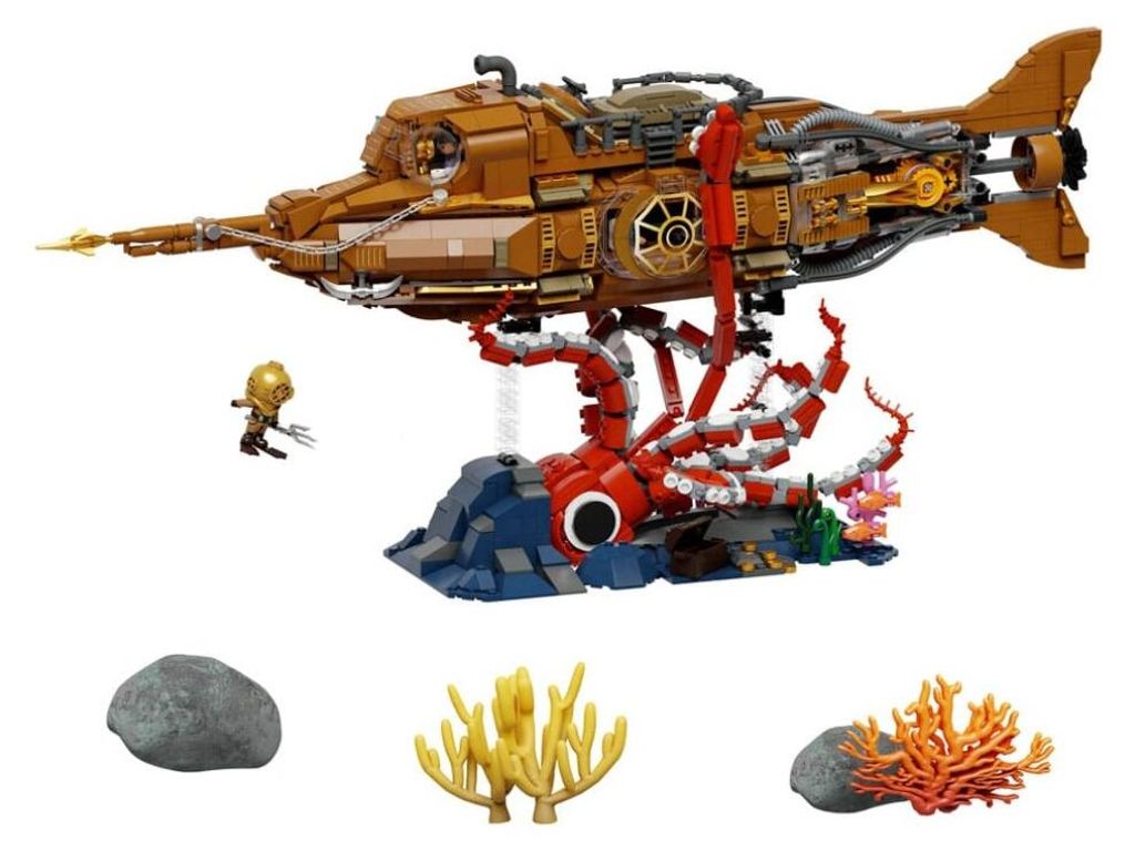 Pantasy 85029 The Nautilus Steampunk Submarine 2.252 pièces Image du produit 