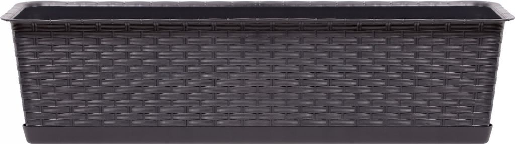 Blumentopf RATOLLA Case P 700, braun, mit Untersetzer Produktbild 