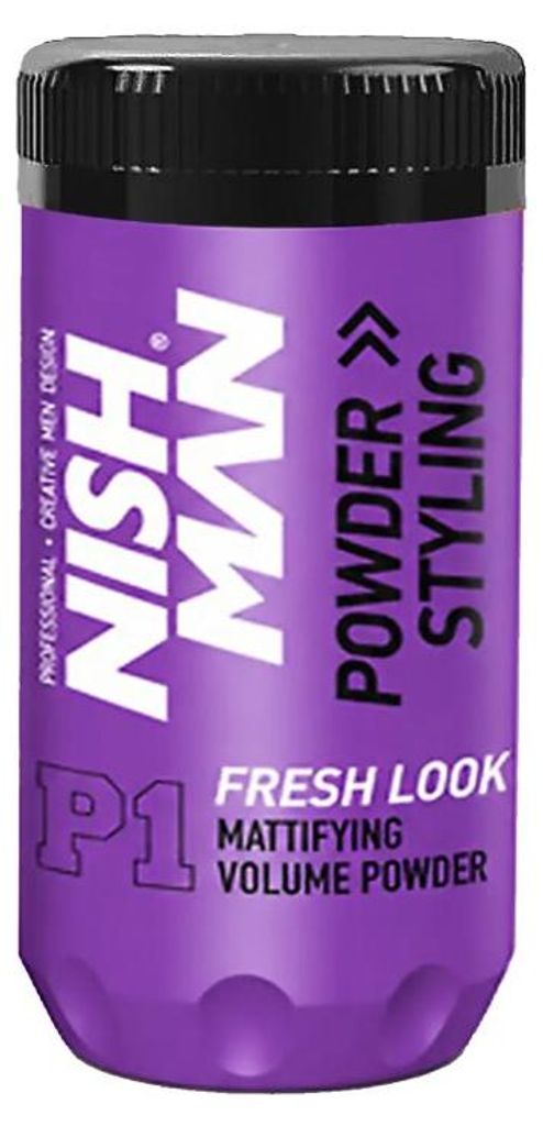 Nishman - P1 Fresh Look Poeder - Geurend haarstylingpoeder, Productafbeelding 