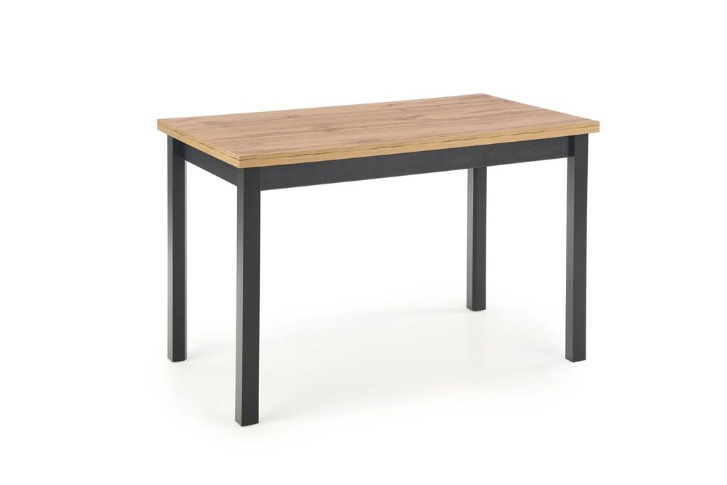Halmar Tisch schwarz braun Möbelplatte 68cm x 120cm x 77cm