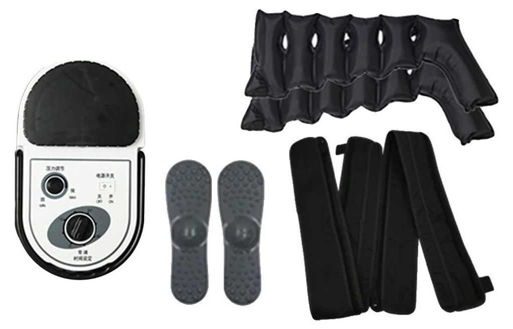 Massager, verstellbare Manschetten, Luftkompressionstherapie, Paket B