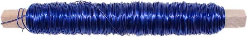 Deko Lackdraht 0,5 mm 100 g Bindedraht Basteldraht Wickeldraht Dekodraht blau