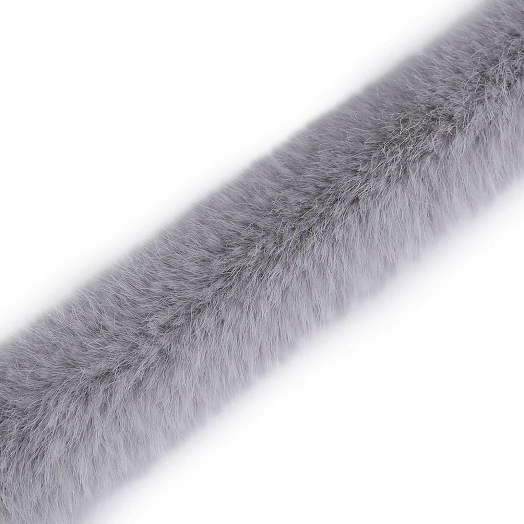 Fellborte rund ab 1m x 3 cm Meterware Fellbesatz Kunstfell Produktbild 