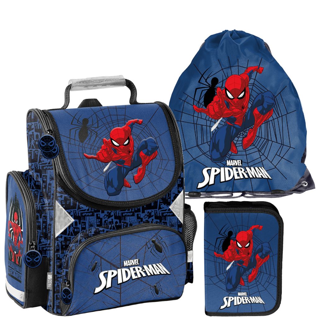 Set di 3 pezzi con zainetto, astuccio e borsa per bambini e Immagine del prodotto 