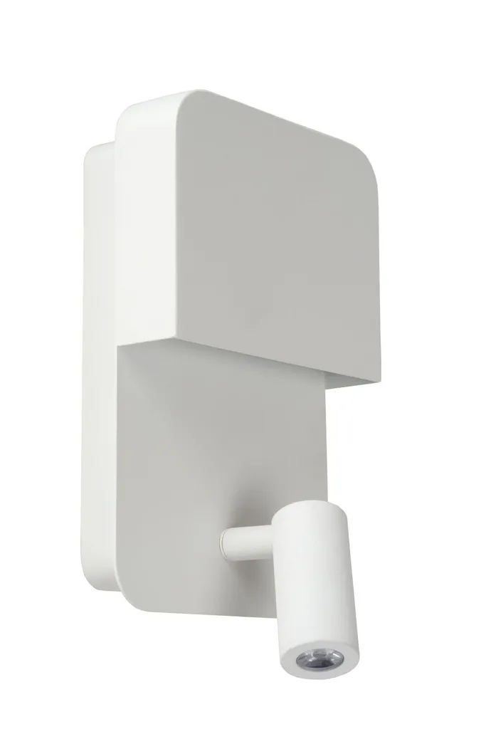 Luminaire encastrable mural LED BOXER Lucide blanc chaud 3000K 5W