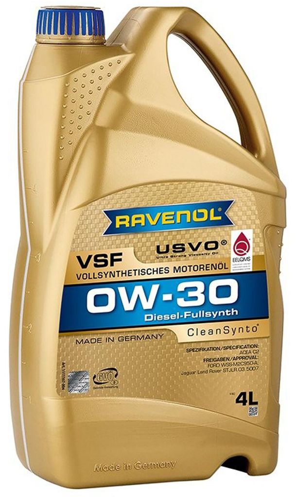 RAVENOL VSF für 0W-30 4 Liter Motoröl Motorenöl WSS-M2C950-A STJLR.03.5007 Öl