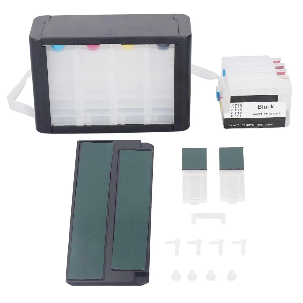 Cartouche HP 954 Permanente et Étanche - Kit de Recharge 4 Couleurs