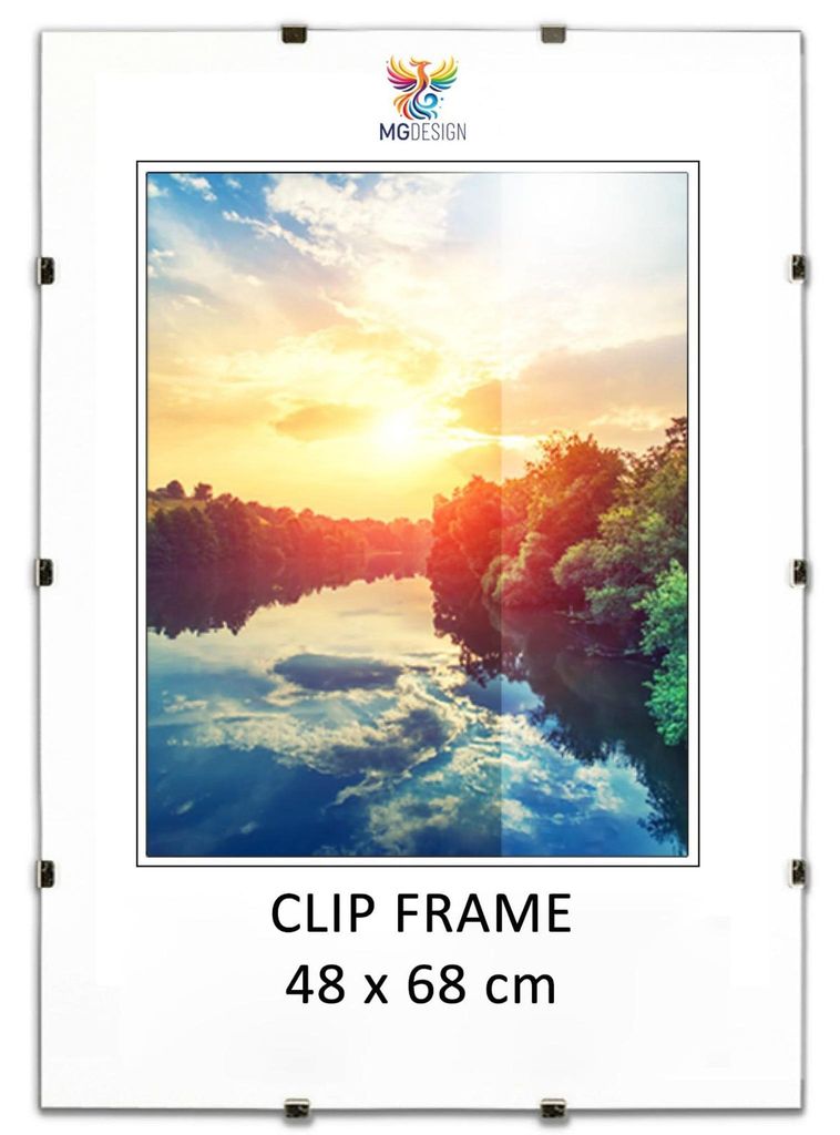 MG Design Cliprahmen 48 x 68 cm - rahmenloser Bilderrahmen Produktbild 