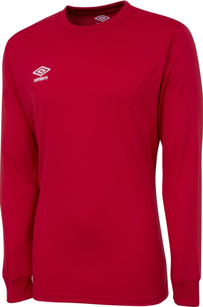 Umbro - "Club" Trikot für Jungen Langärmlig UO1291 (L) (Zinnoberrot)
