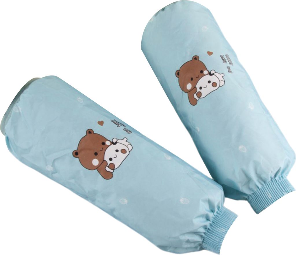 1 Paar Antifouling-Ärmelüberzüge, wasserdicht, süßes Cartoon-Muster, schmutzabweisendes Design mit Schutzmanschetten, schmutzabweisende Handä...