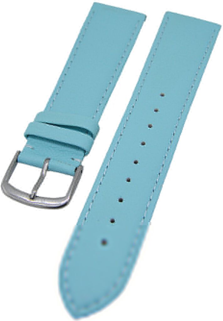 Uhrenarmband Kalbleder Laguna Ton in Ton gepolstert 22mm L Donschließe