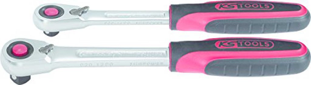 KS Tools SlimPOWER Umschalt- knarren-Satz, 2-tlg1/4 +1/2 Produktbild 