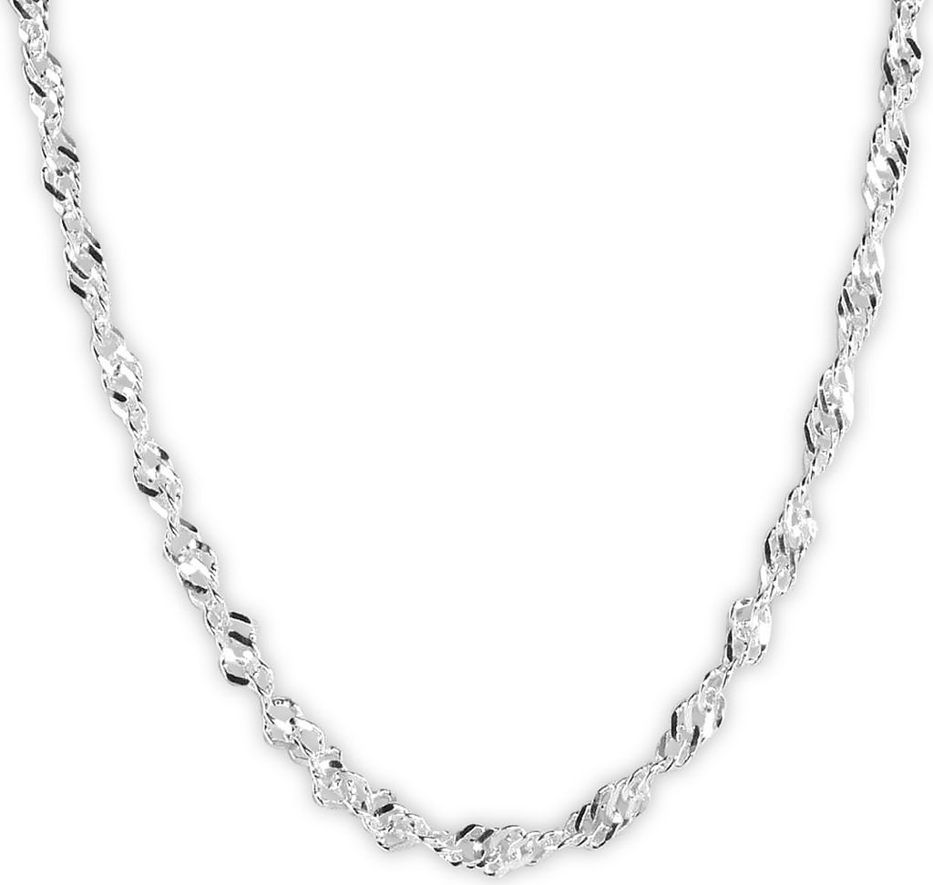 Fusskette Fußkettchen Singapur Silber 925 Länge 27 cm Stärke 2,5 mm