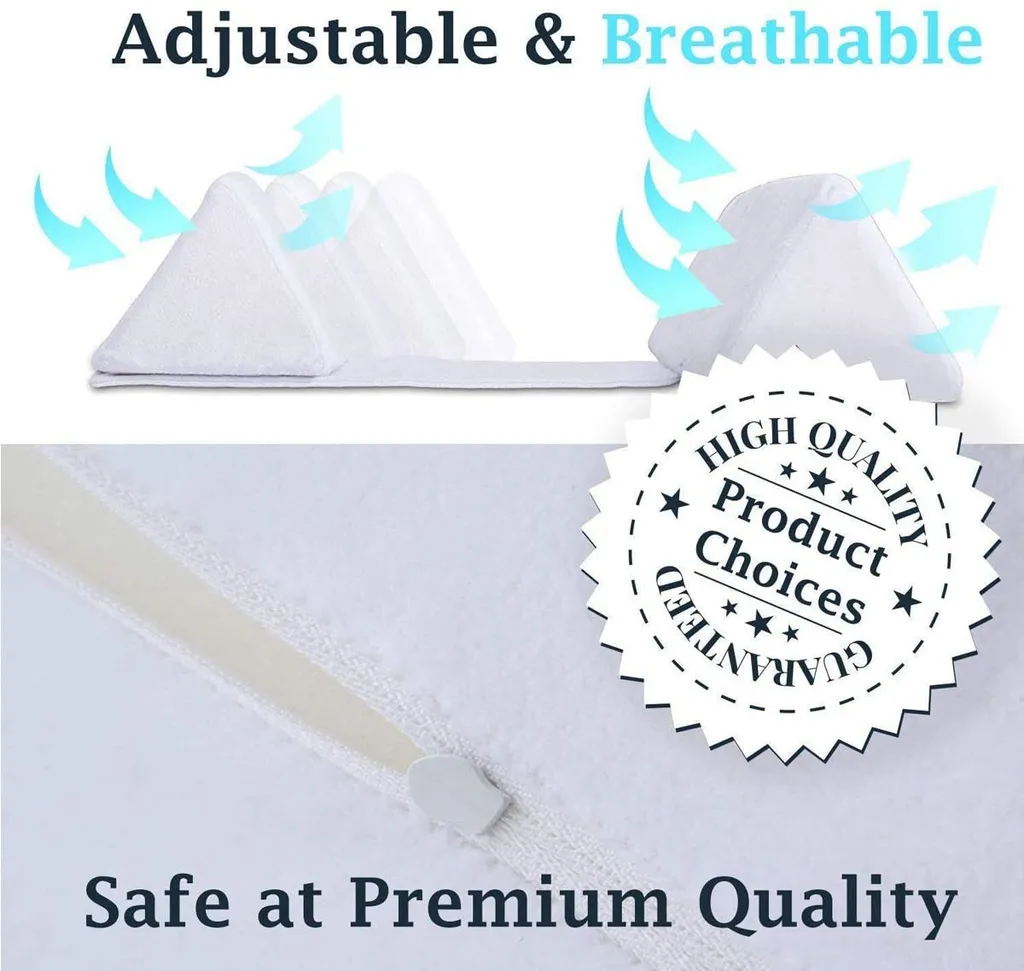 Cale-bébé ergonomique réglable anti-basculement avec housse lavable - 4