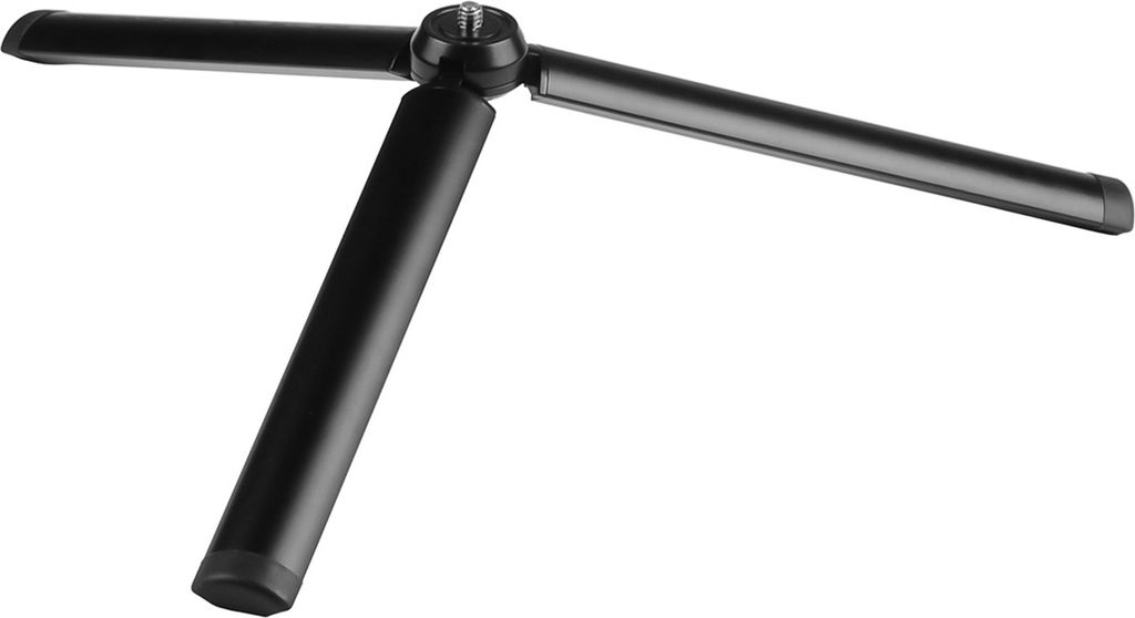 Aluminium-Videotischstativ 8 cm mit universeller 1/4-Zoll-Schnittstelle fuer die Montage des DSLR-Spiegelreflexkamera-Stabilisators