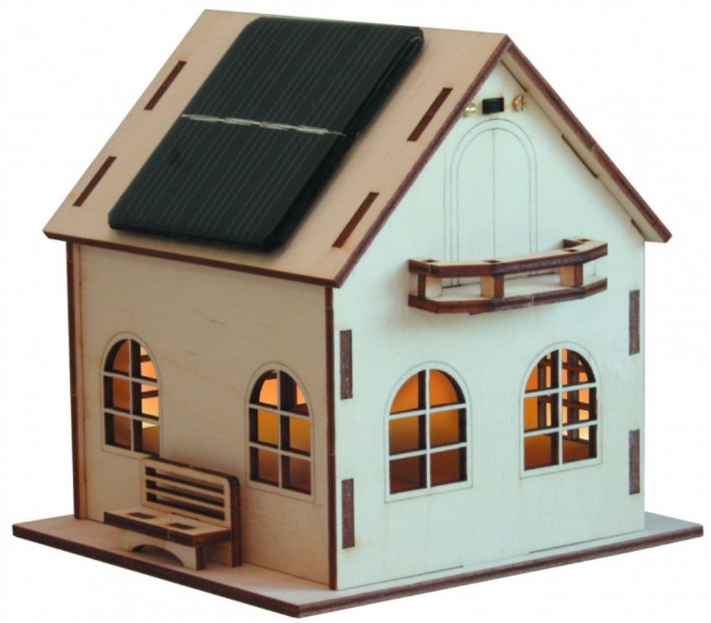 Solar Holzbauset Villa Sonnenschein