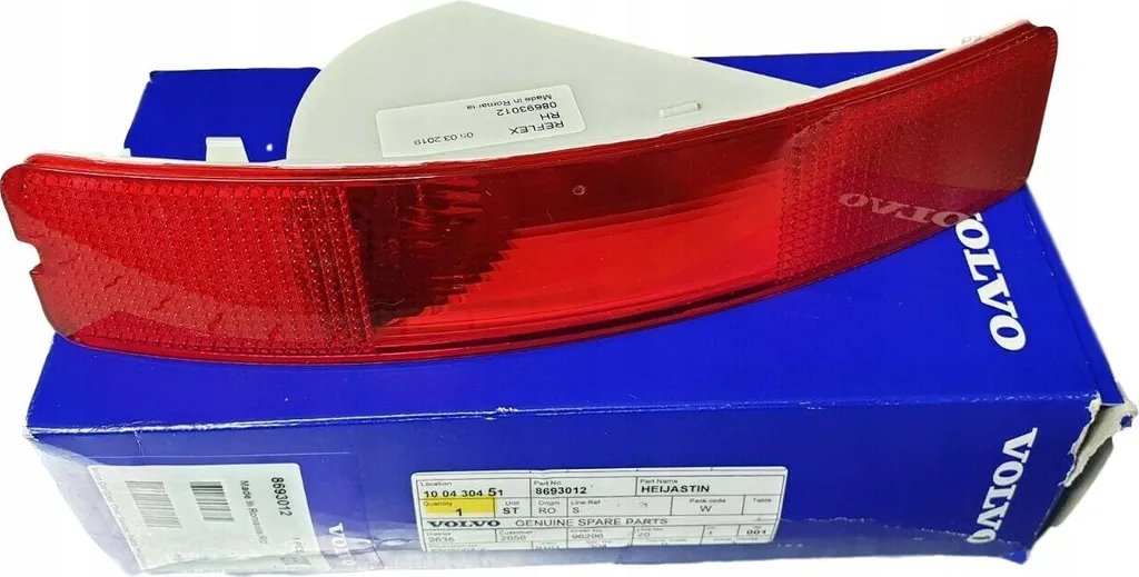 VOLVO XC90 prelift paraurti riflettore posteriore destro OE 8693012