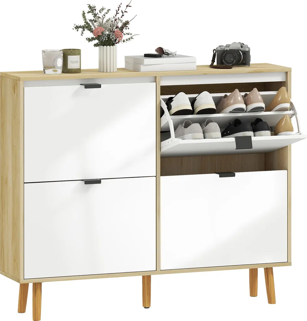 Meuble Rangement Chaussures pour Couloir et Entrée Gain de Place 24cm