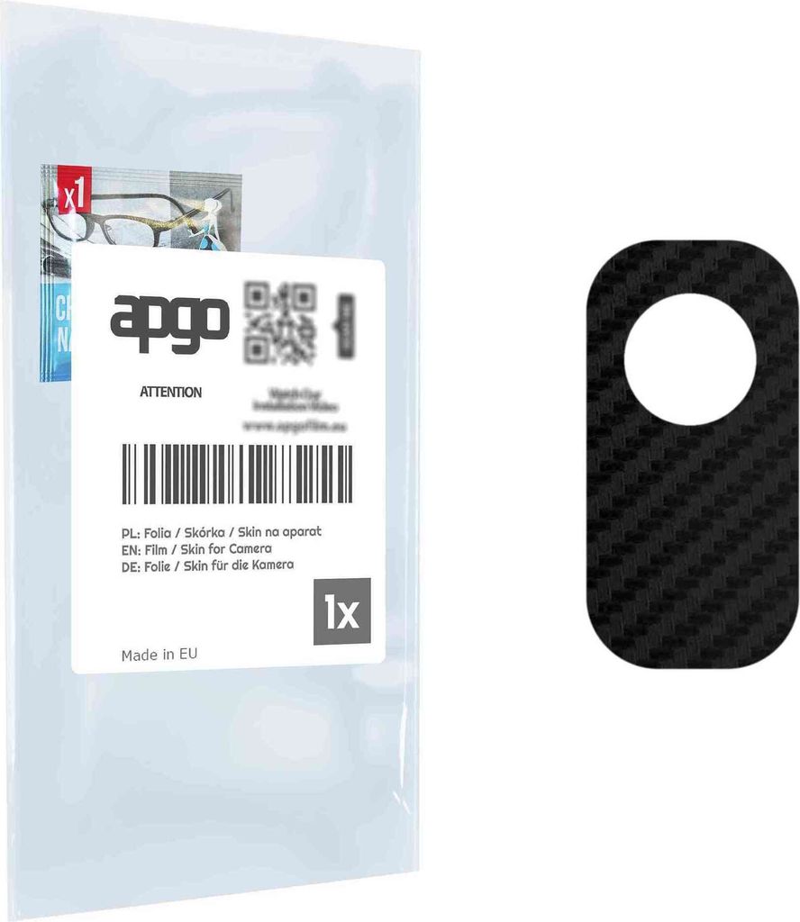 apgo Objektivschutz-Folie, Kameraschutz kompatibel mit Lenovo Tab M9 WiFi, Carbon-Imitation, Rückseite Schutzfolie für Kamera-Insel, Hinten Folie...