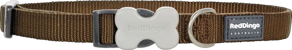Collare Red Dingo Brown Classic XS | Eleganza e Resistenza in Nylon