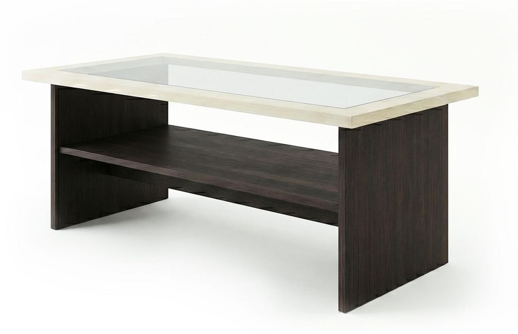 Couchtisch Wohnzimmertisch 120x60cm wenge / birke Beistelltisch