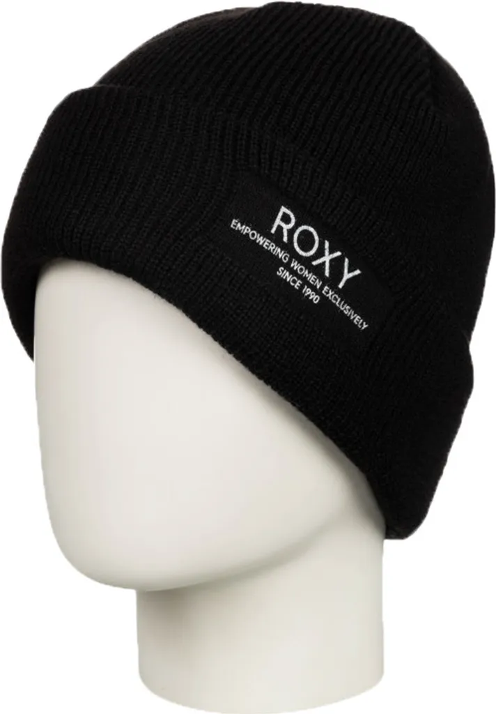Berretto Donna Roxy Folker HDWR Nero - Protezione Inverno Sicura