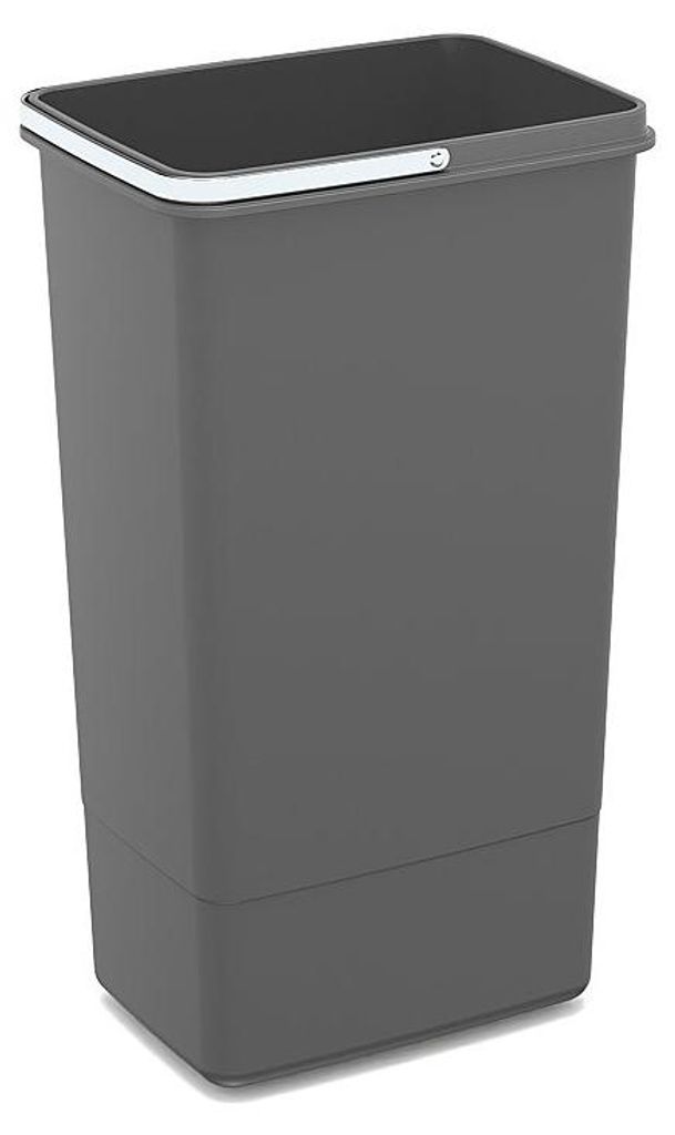 EKOTECH Ersatzeimer 26 Liter Abfallvolumen für MEGA und FREE JAZZ 30 Inox in oriongrau / Mülleimer
