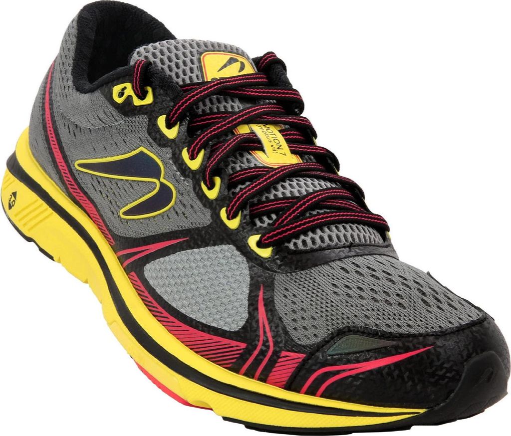 Newton Running Motion 7 VII Laufschuhe grau/gelb/rot Produktbild 