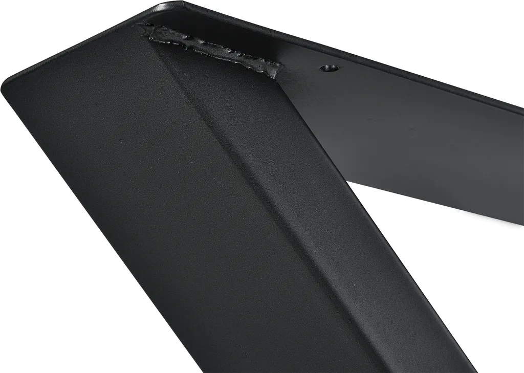 Piètements Greith X-Forme Noir 79x72 cm - Acier Robuste Design Loft - 5