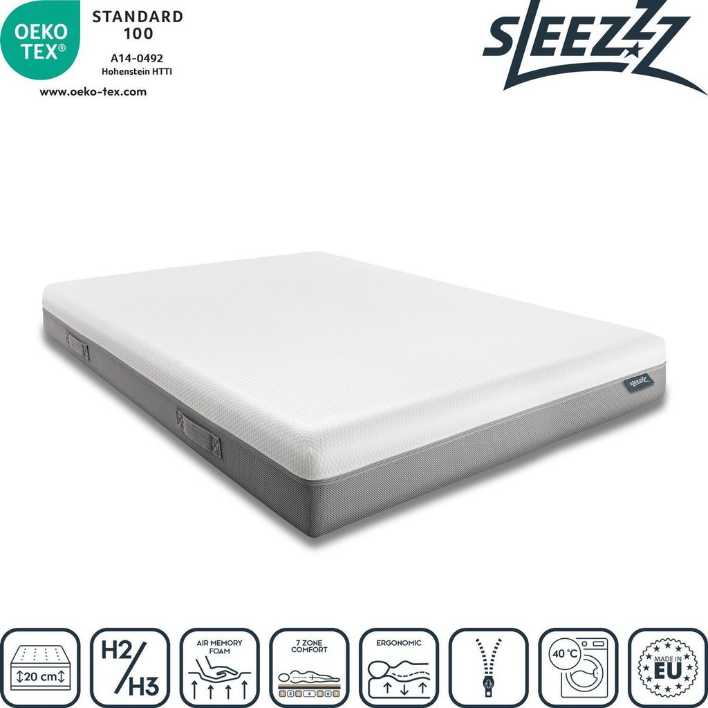 Viskoelastik-Matratze Sleezzz Premium 140 x 200 cm, Höhe 20 Produktbild 