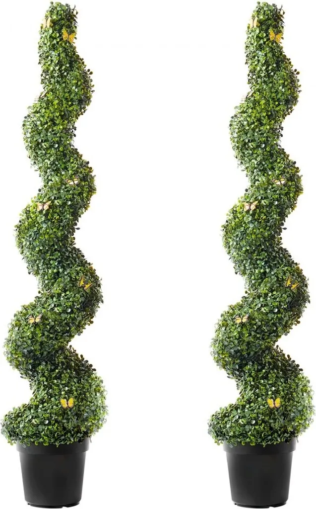 Buis artificiel spirale 152 cm - Alternative durable contre la pyrale