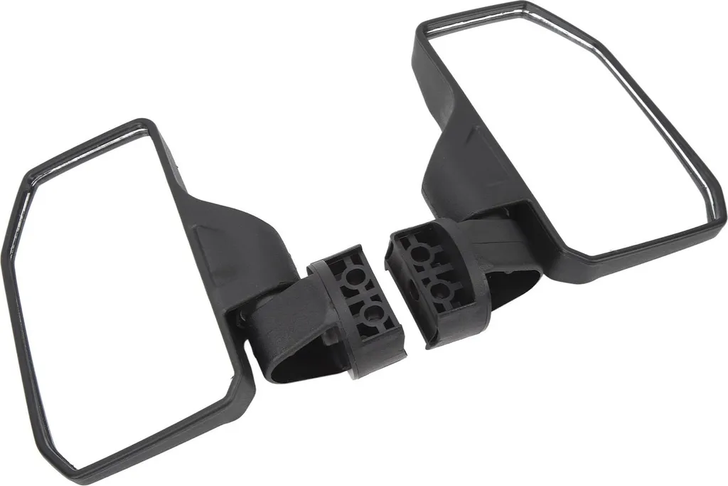 Rétroviseur Vision Clair Réglable Noir en Lot de 2 pour Moto et Quad UTV