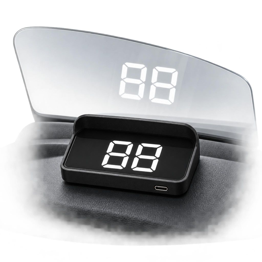 Head-Up-Display Auto mit GPS – Digitaler Tacho, Produktbild 