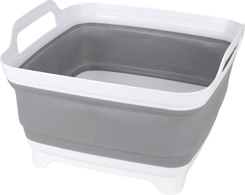 Faltbare Spülschüssel 9,6L mit Ablauf Campingspüle Produktbild 