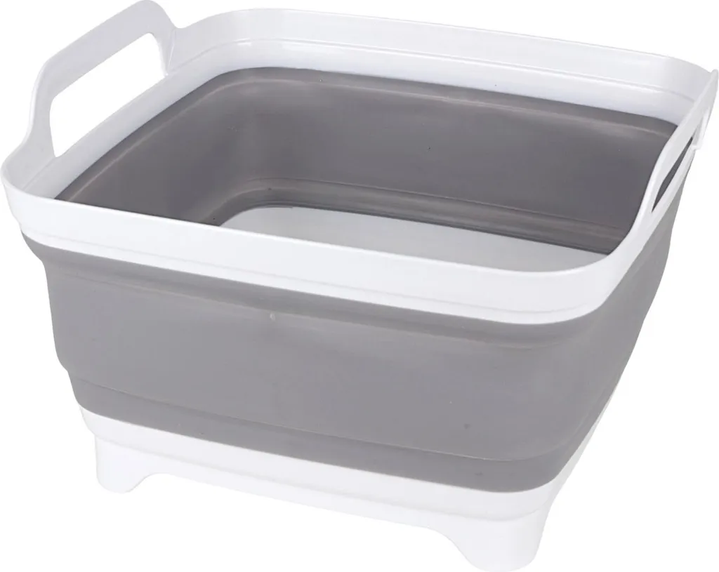 Lot de 12 Éviers Pliables 9,6L avec Bouchon de Vidange pour le Camping
