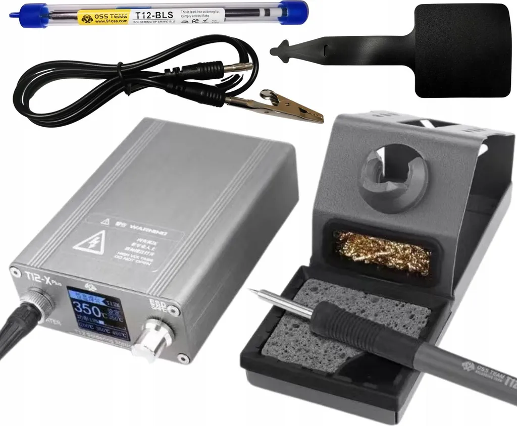 Station de soudage T12-X Plus OSS TEAM chauffe rapide 72W pointe T12 Pro
