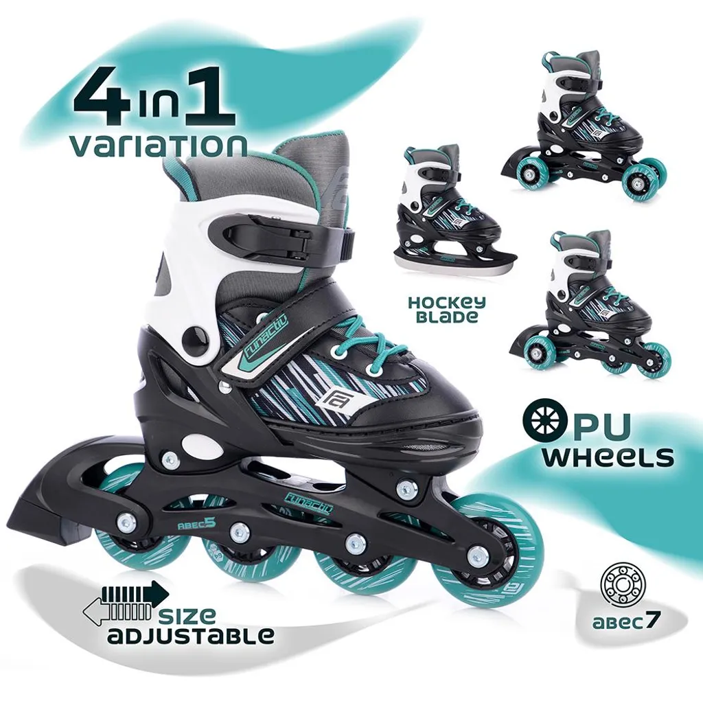 Patins à roulettes TRILO 4en1 : l'équilibre parfait pour Enfant 26-29