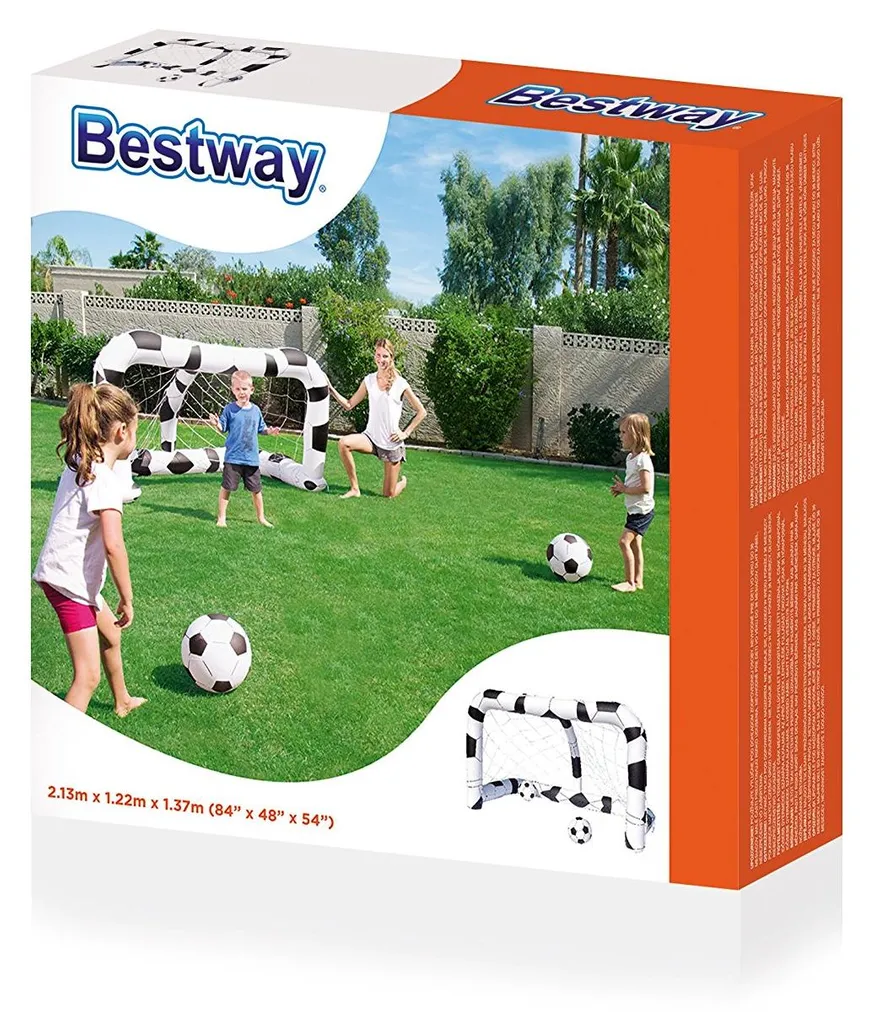 But de football gonflable Bestway 52058 avec 2 ballons pour enfants - 20