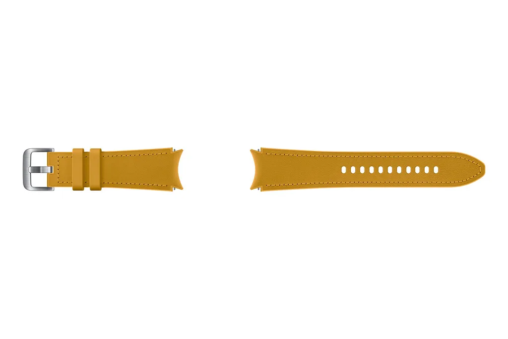 Bracelet Cuir Brun pour Samsung Galaxy Watch4 : Chic et Professionnel - 3
